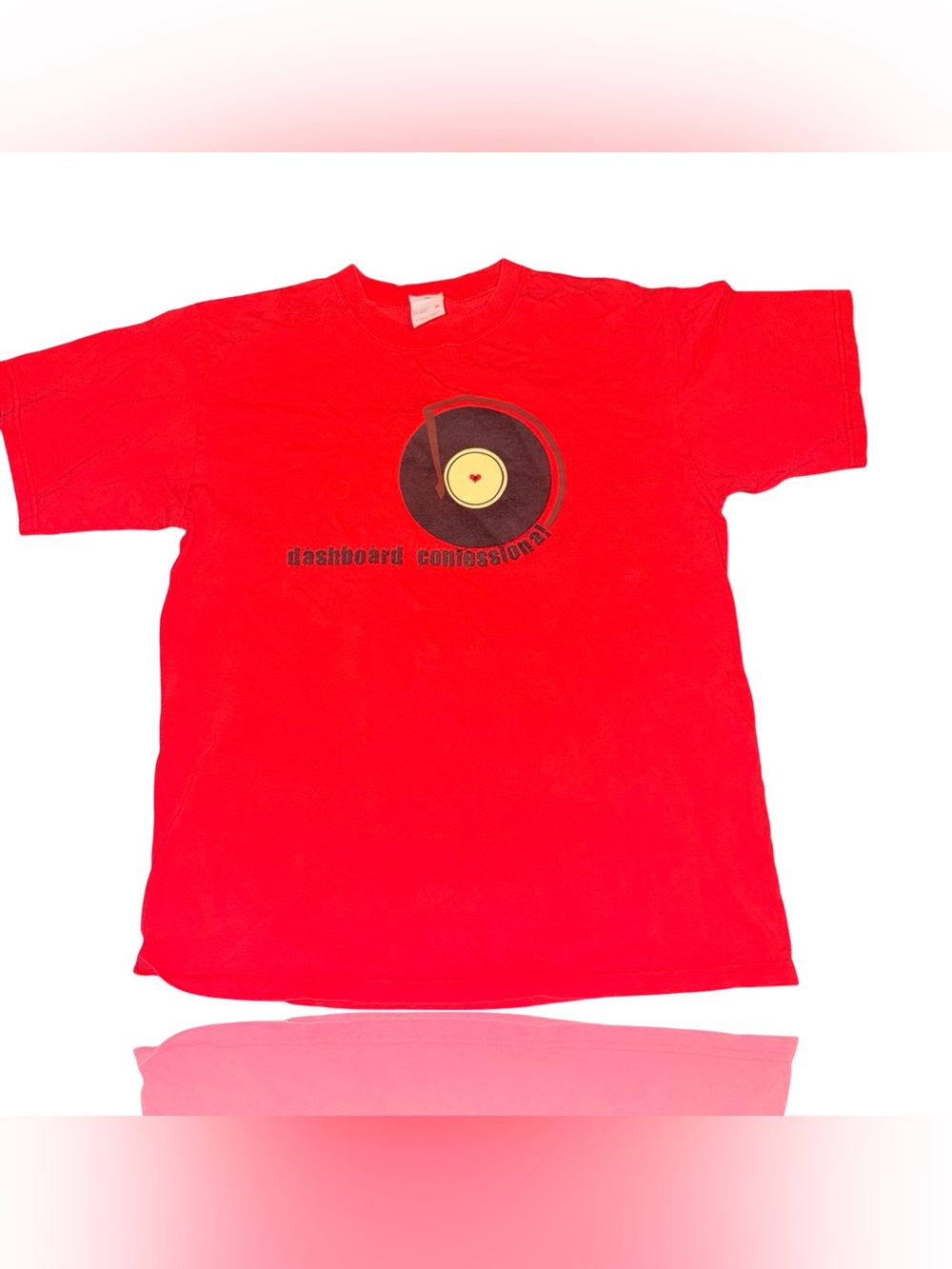 Dashboard Confessional VintageT-Shirt Men's M Red Graphic Band Music